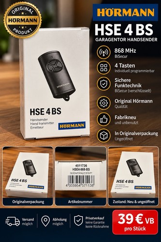Hörmann hse 868 mhz - 4,